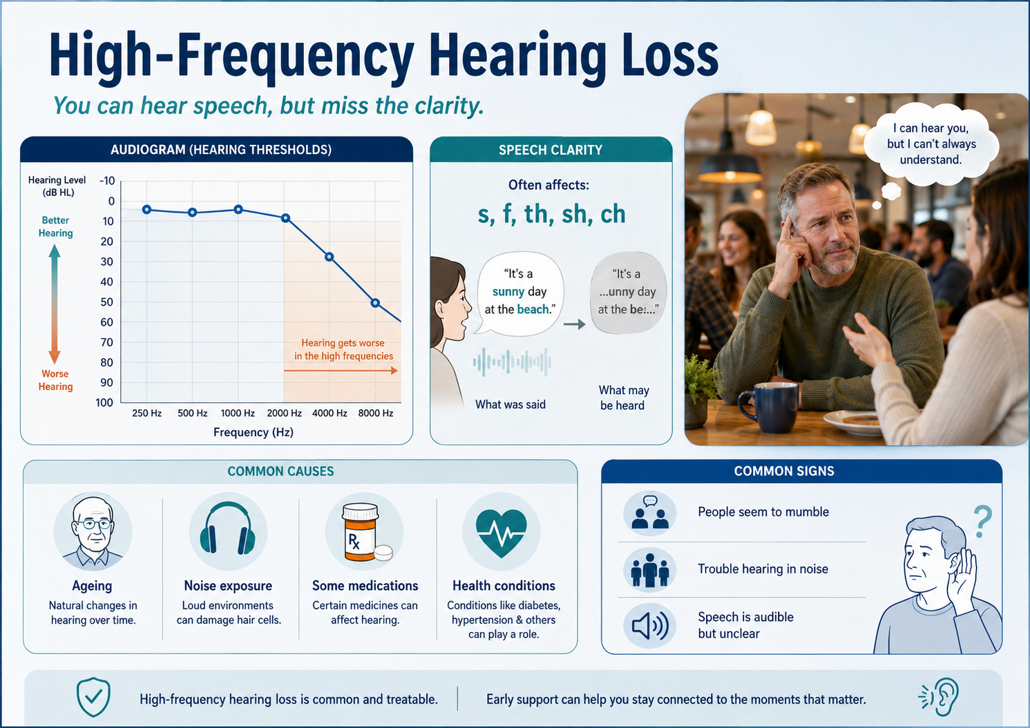 High Frequency Hearing Loss: The Most Common Type - The Audiology Place